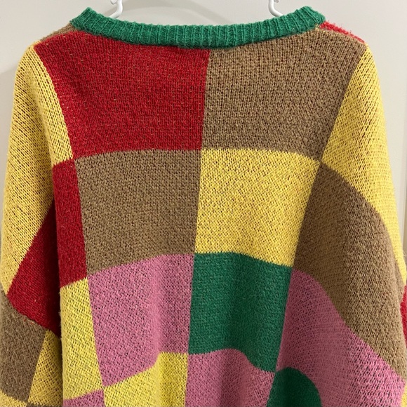 Lisa Says Gah Lauda Cardigan in Disco Check - Picture 7 of 7